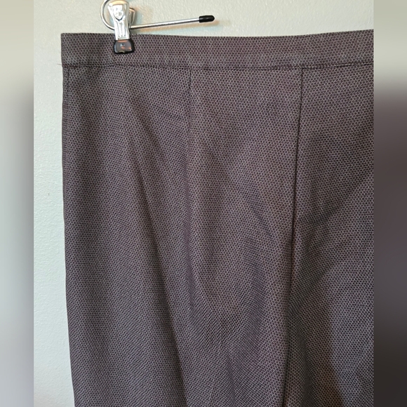 Tribal Dark Gray Geometric Print Dress Pants Size 14 - Picture 3 of 8